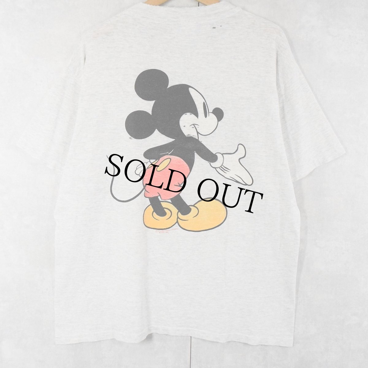 画像2: 90's Disney USA製 "MICKEY MOUSE" キャラクタープリントTシャツ XL (2)