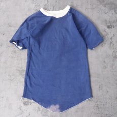 画像2: 60〜70's "COUNTRY DAY PHYS. ED." ラバープリント ダブルフェイス リバーシブルTシャツ (2)