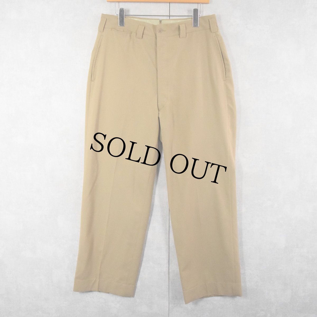 画像1: 50's U.S.ARMY "Regulation Army Officer's Trousers" スラックス W32 (1)
