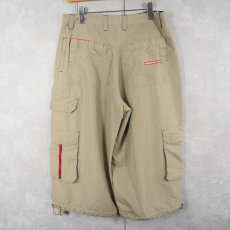 画像2: SNAKE EYES クロップドカーゴパンツ W32 (2)