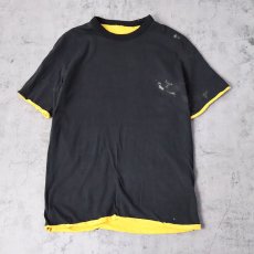 画像2: 60〜70's ダブルフェイス リバーシブルTシャツ (2)