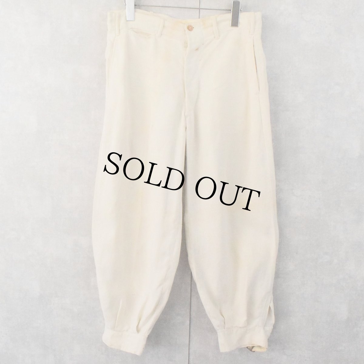 画像1: 【SALE】 〜40's リネンニッカポッカ W31 (1)
