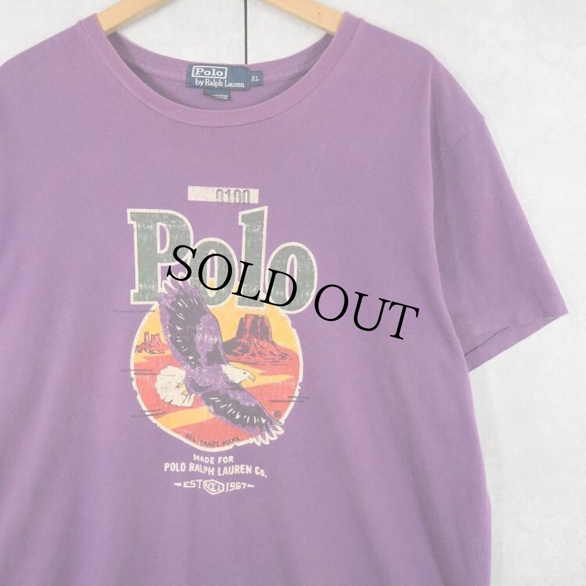 画像1: POLO Ralph Lauren プリントTシャツ XL (1)