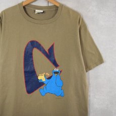 画像1: 90's COOKIE MONSTER USA製 キャラクタープリントTシャツ L (1)