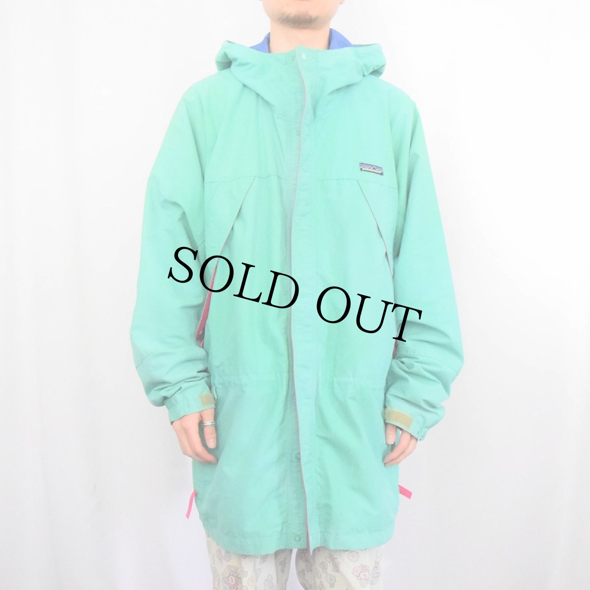 画像2: 80〜90's Patagonia ガイドシェルジャケット XL (2)