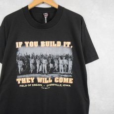 画像1: 90's Field of Dreams USA製 映画プリントTシャツ BLACK L (1)