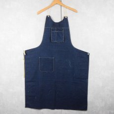 画像1: VINTAGE 耳付きデニムエプロン  (1)