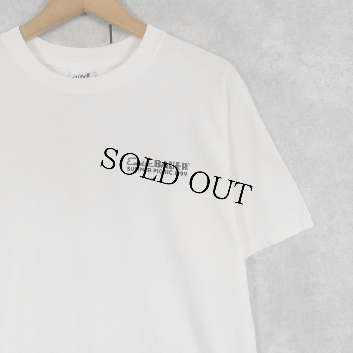 画像2: 90's〜 Eddie Bauer "Specializing in summer fun since 1920." シャトルプリントTシャツ L (2)