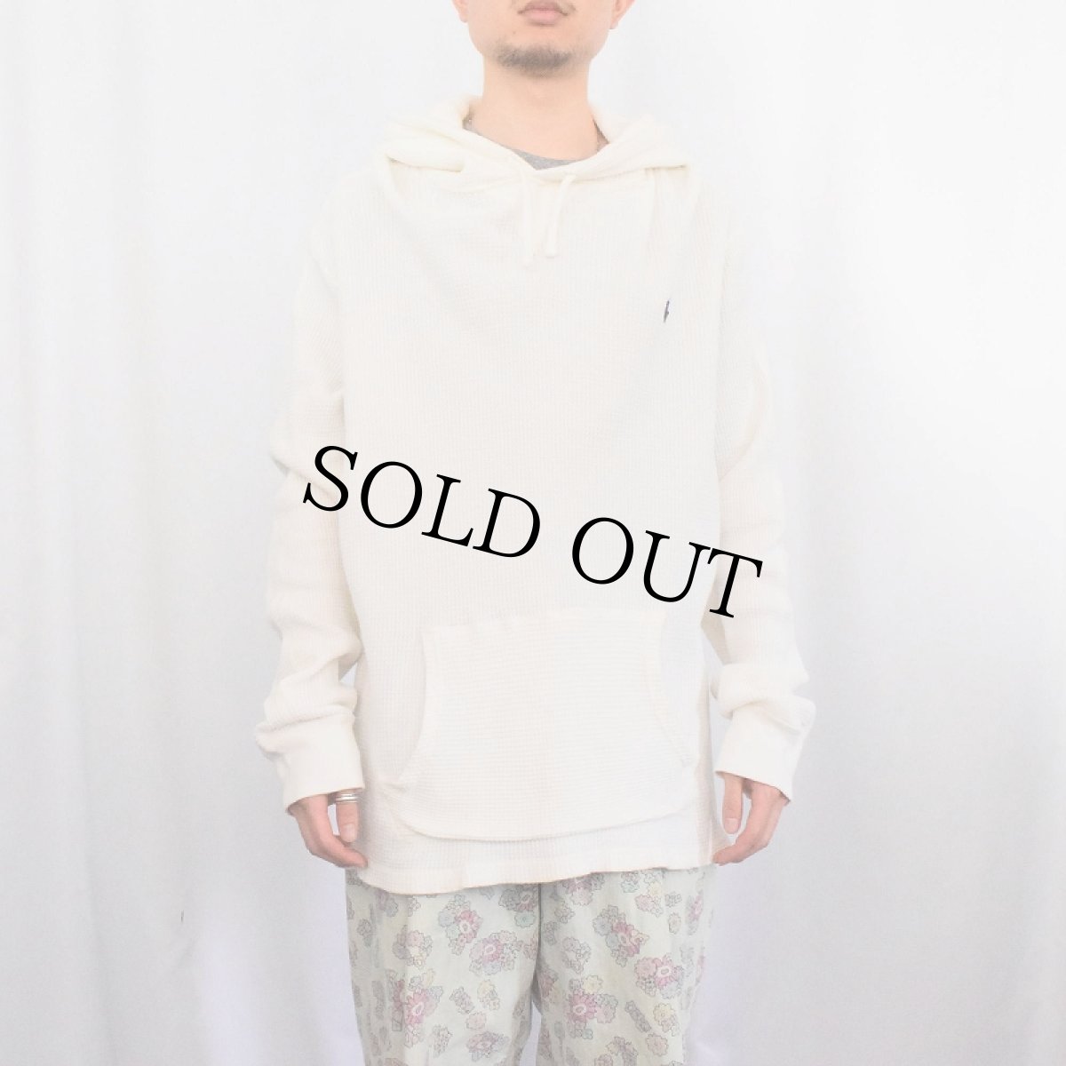 画像2: POLO Ralph Lauren サーマルフーディー XL (2)