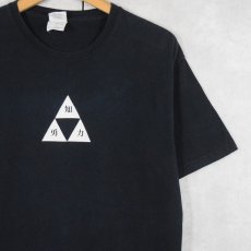 画像1: nintendo "知勇力" プリントTシャツ BLACK M (1)