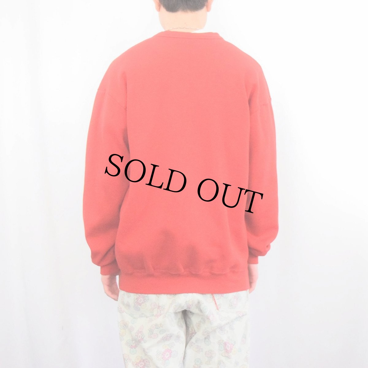 画像3: 90's JERZEES USA製 無地 スウェットカーディガン ONESIZE (3)