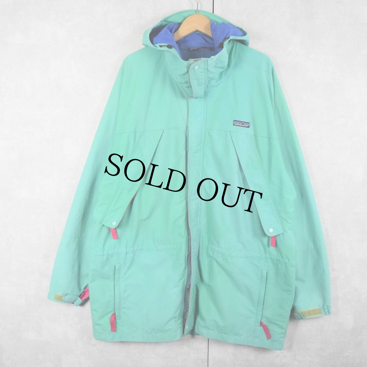 画像1: 80〜90's Patagonia ガイドシェルジャケット XL (1)