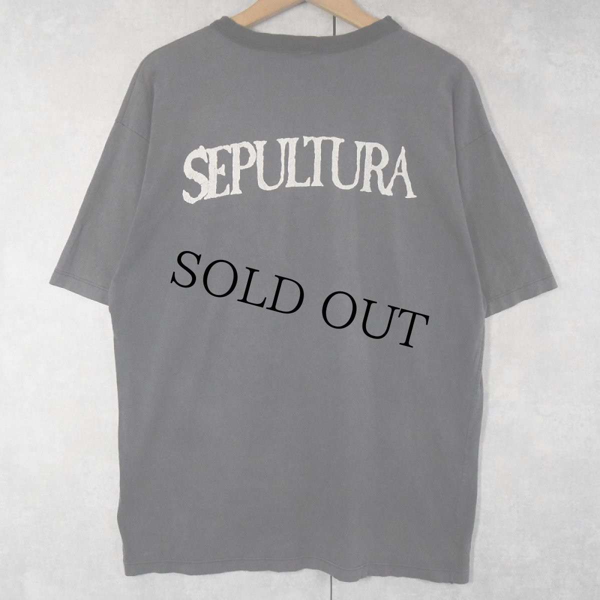 画像2: SEPULTURA ヘヴィメタルバンドTシャツ BLACK (2)