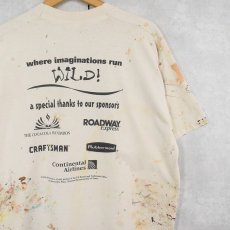 画像2: CANMP INVENTION ペンキペイントTシャツ XL (2)