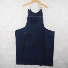 画像1: VINTAGE 耳付きデニムエプロン  (1)