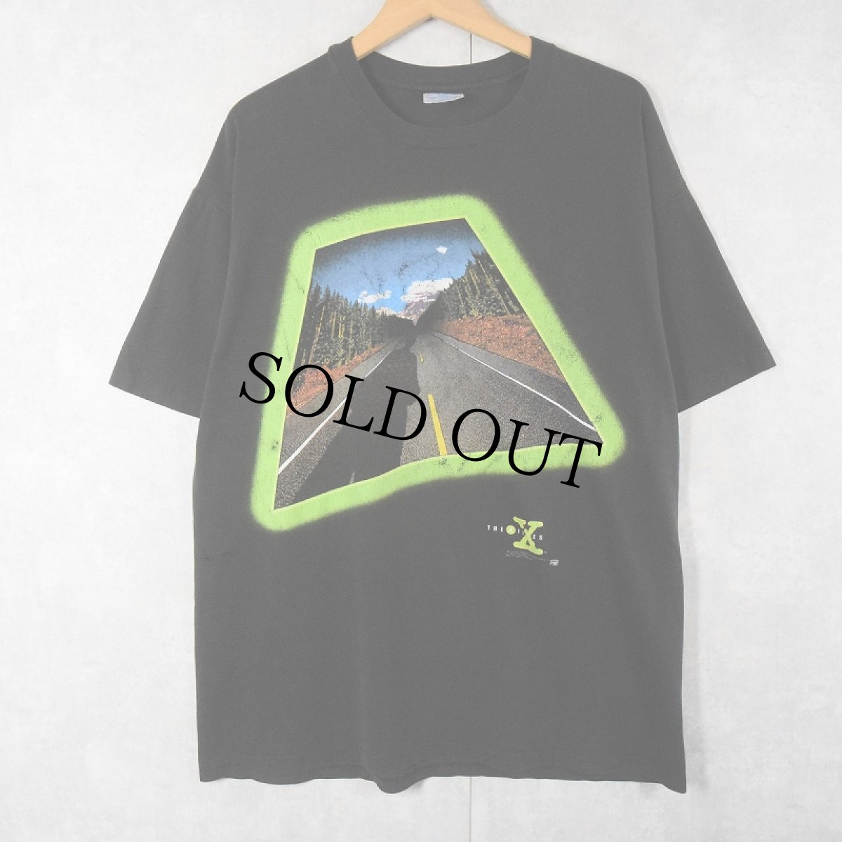 画像1: 90's THE X FILES SFテレビドラマプリントTシャツ BLACK XL (1)