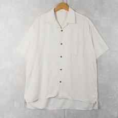 画像1: Y's for men レーヨンオープンカラーシャツ (1)