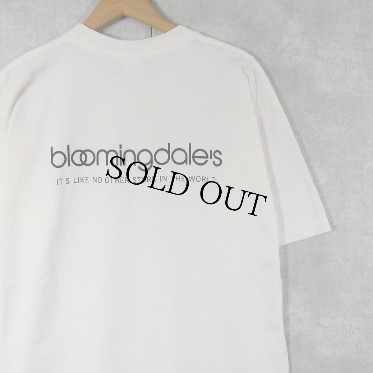画像2: bloomingdale's "Been there Done it. Seen that. Bought everything." デパートロゴプリントTシャツ L (2)