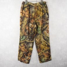 画像2: 90's WHITEWATER OUTDOORS USA製 リアルツリーカモ柄 メッシュイージーパンツ XL (2)