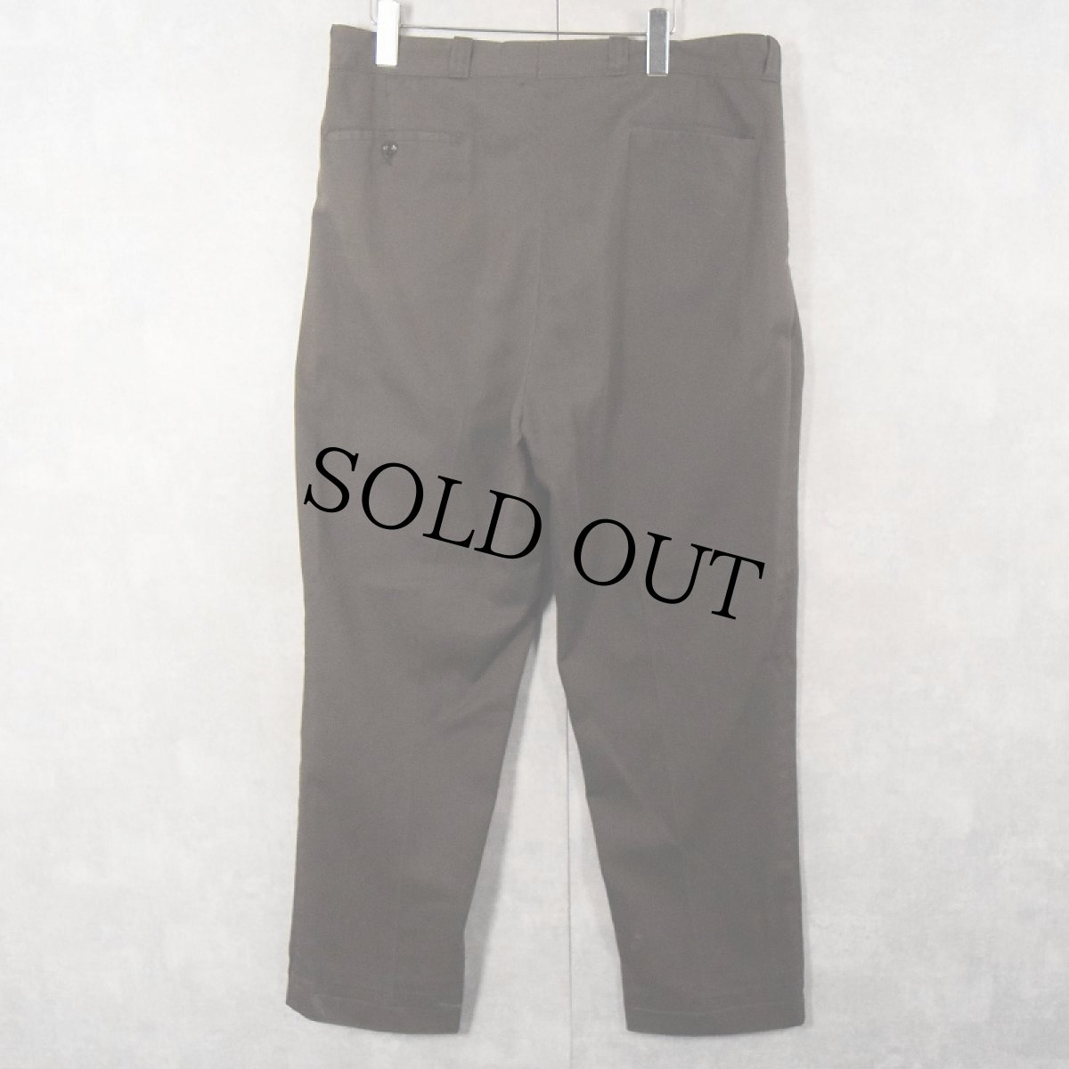 画像2: 60's PERMANENT PRESS スラックス BROWN W35 (2)