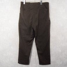 画像2: 60's PERMANENT PRESS スラックス BROWN W35 (2)