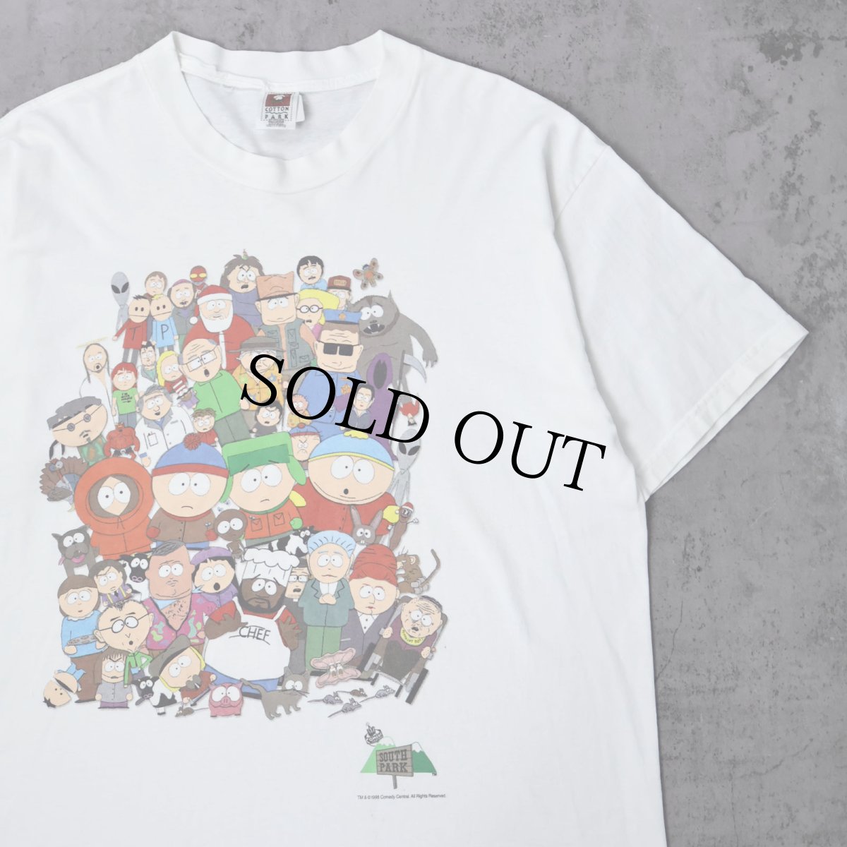 画像1: 90's SOUTH PARK キャラクタープリントTシャツ XL (1)