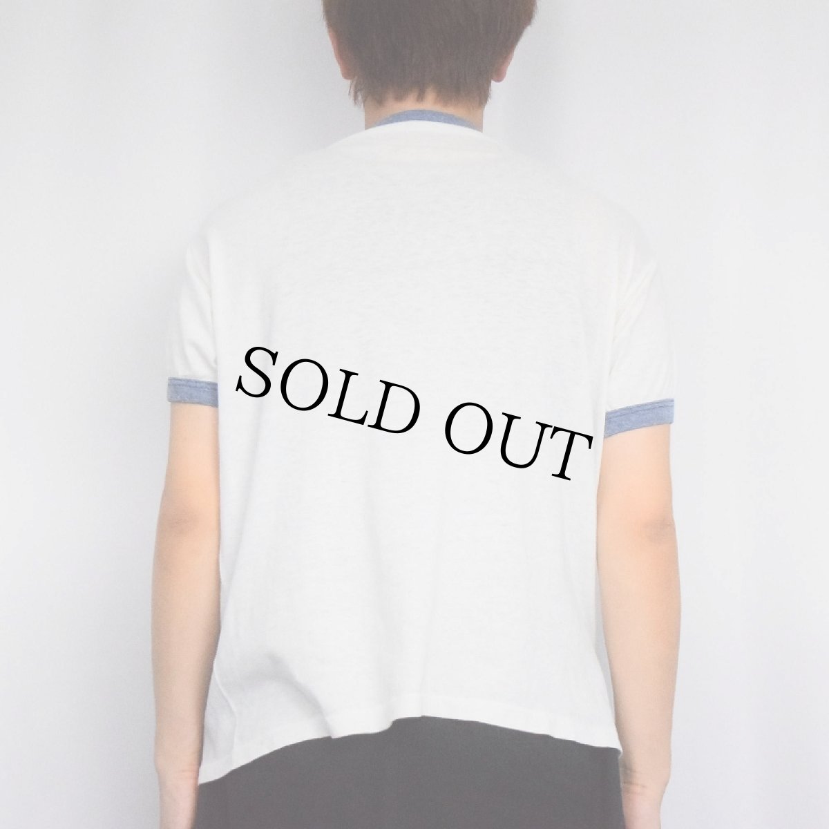 画像3: 〜80's ”E.L.C CROSS COUNTRY" プリントリンガーTシャツ L (3)