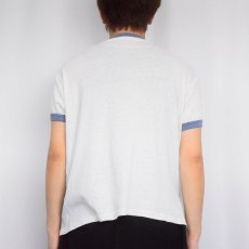画像3: 〜80's ”E.L.C CROSS COUNTRY" プリントリンガーTシャツ L (3)