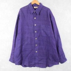画像1: TD FOR MEN ヘンプシャツ L (1)