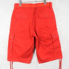 画像2: FIVE ELEMENTZ ベルト付き カーゴショーツ W31 (2)