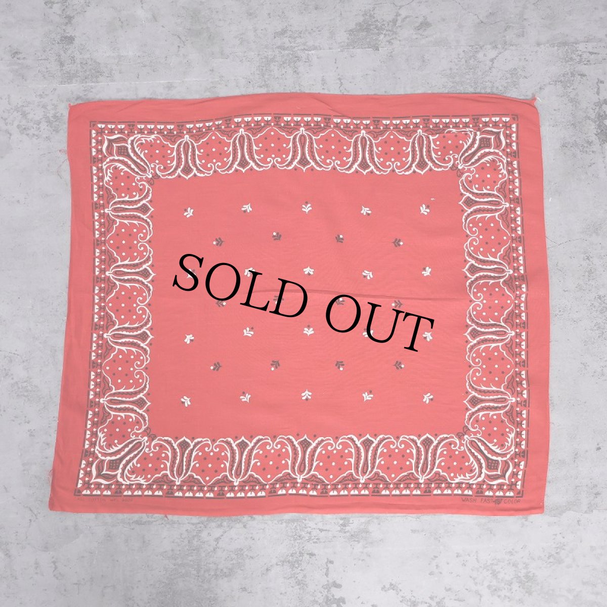 画像2: 50〜60's タイガーブランド バンダナ (2)