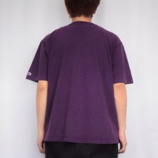画像3: 80〜90's Champion USA製 青刺繍タグ ロゴプリントTシャツ L (3)