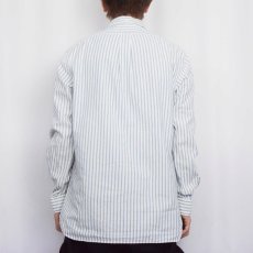 画像3: Ralph Lauren ストライプ柄×猫目ボタン コットンシャツ S (3)