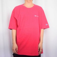 画像2: 80〜90's Champion USA製 青刺繍タグ ロゴプリントTシャツ XL (2)