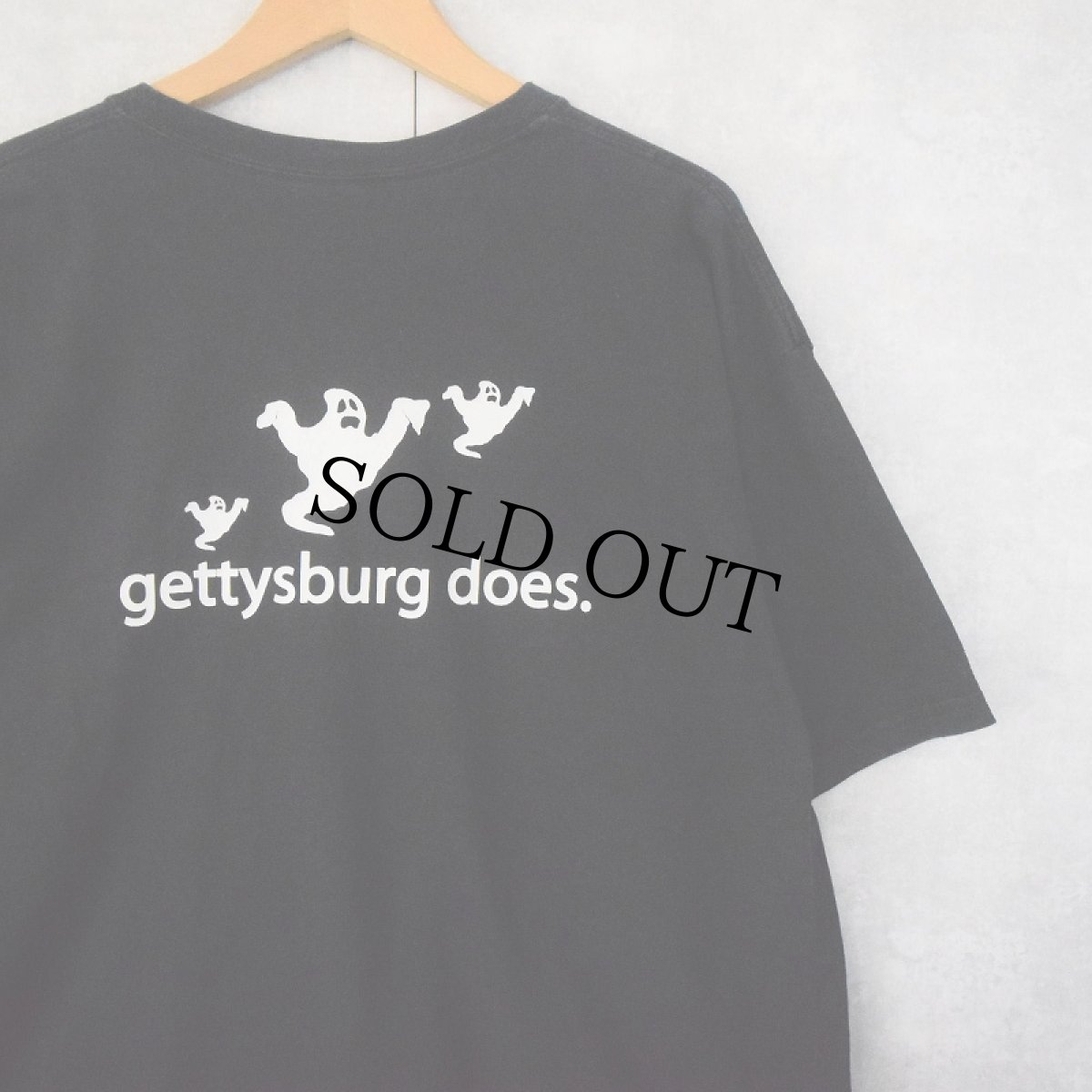 画像2: "got ghosts?" パロディプリントTシャツ BLACK XL (2)