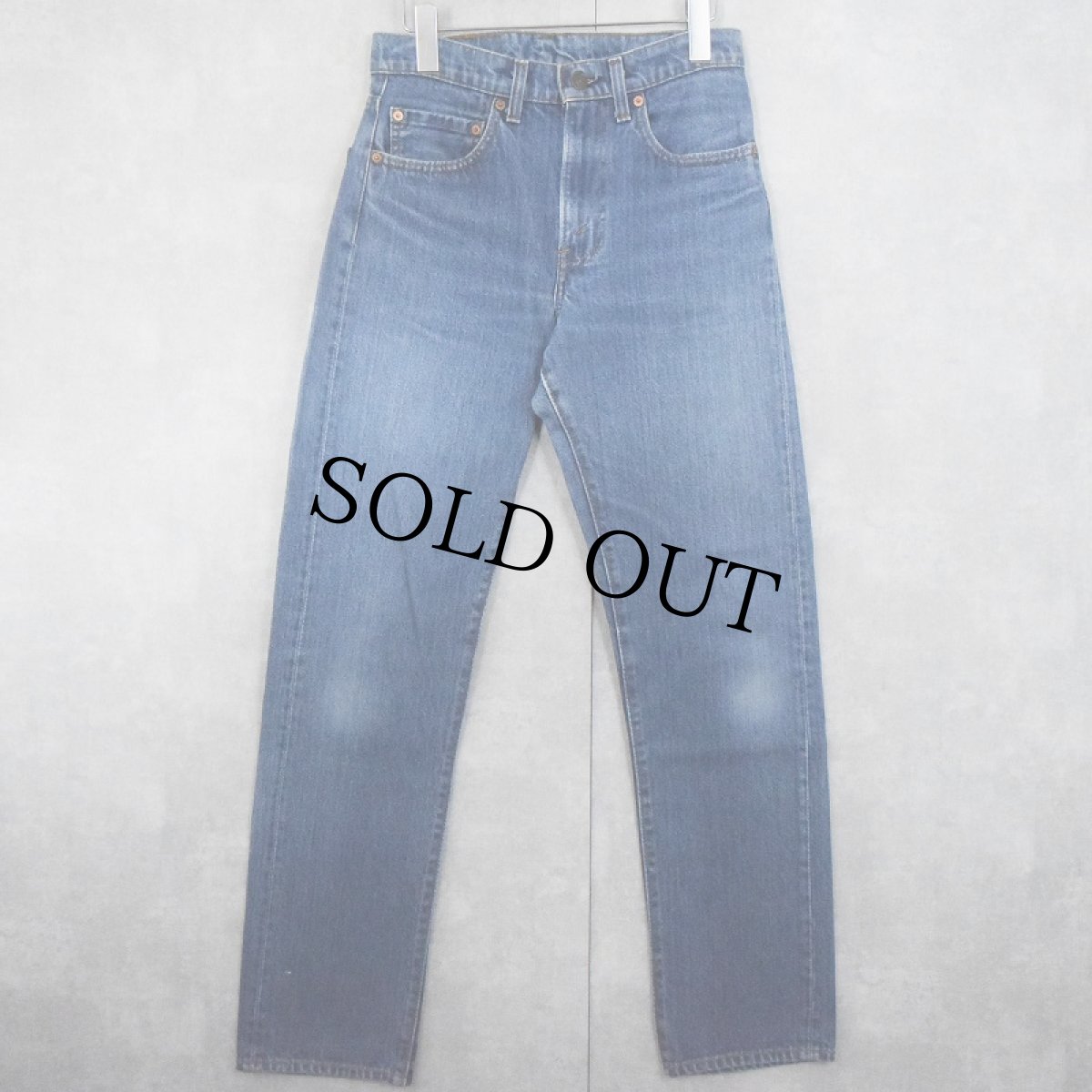 画像1: 80's Levi's 505 内股シングル デニムパンツ W30 (1)