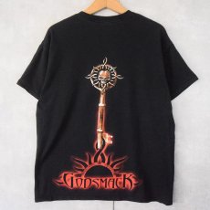 画像2: Godsmack ヘヴィメタルバンドプリントTシャツ BLACK L (2)