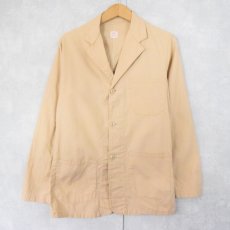 画像1: 60's NATIONAL LINEN SERVICE リネンワークジャケット SIZE34 (1)