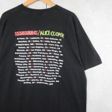 画像2: 90's SCORPIONS×ALLICE COOPER ツアーＴシャツ BLACK (2)