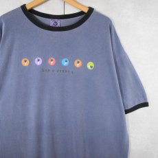 画像1: 90's BEN&JERRY'S USA製 企業プリントリンガーTシャツ XL (1)