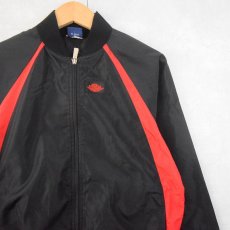 画像1: 80's NIKE 紺タグ "AIR JORDAN" ウィングロゴ ナイロンジャケット XL (1)