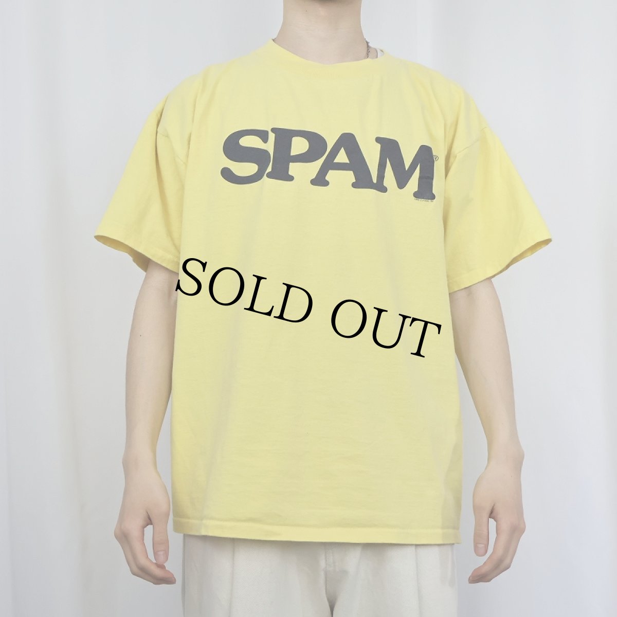 画像2: 90's SPAM USA製 プリントTシャツ XL (2)