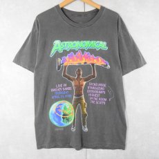 画像1: Travis Scott ”Cactus Jack×Fortnite” ロゴプリント ヒップホップTシャツ M (1)
