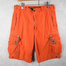 画像3: ABERCROMBIE&FITCH コットンカーゴショーツ W35 (3)