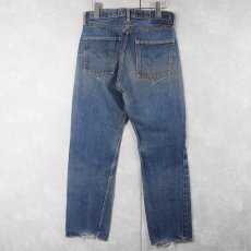 画像2: 60〜70's LEVI'S 501 BIGE デニムパンツ W30 (2)