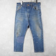 画像1: 70's Wrangler 12MWZ USA製 デニムパンツ W33 (1)