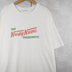 画像1: Krispy Kreme Doughnuts ドーナツショップ ロゴプリントTシャツ 2XL (1)