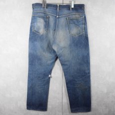 画像2: 60's UNKNOWN デニムパンツ W39 (2)