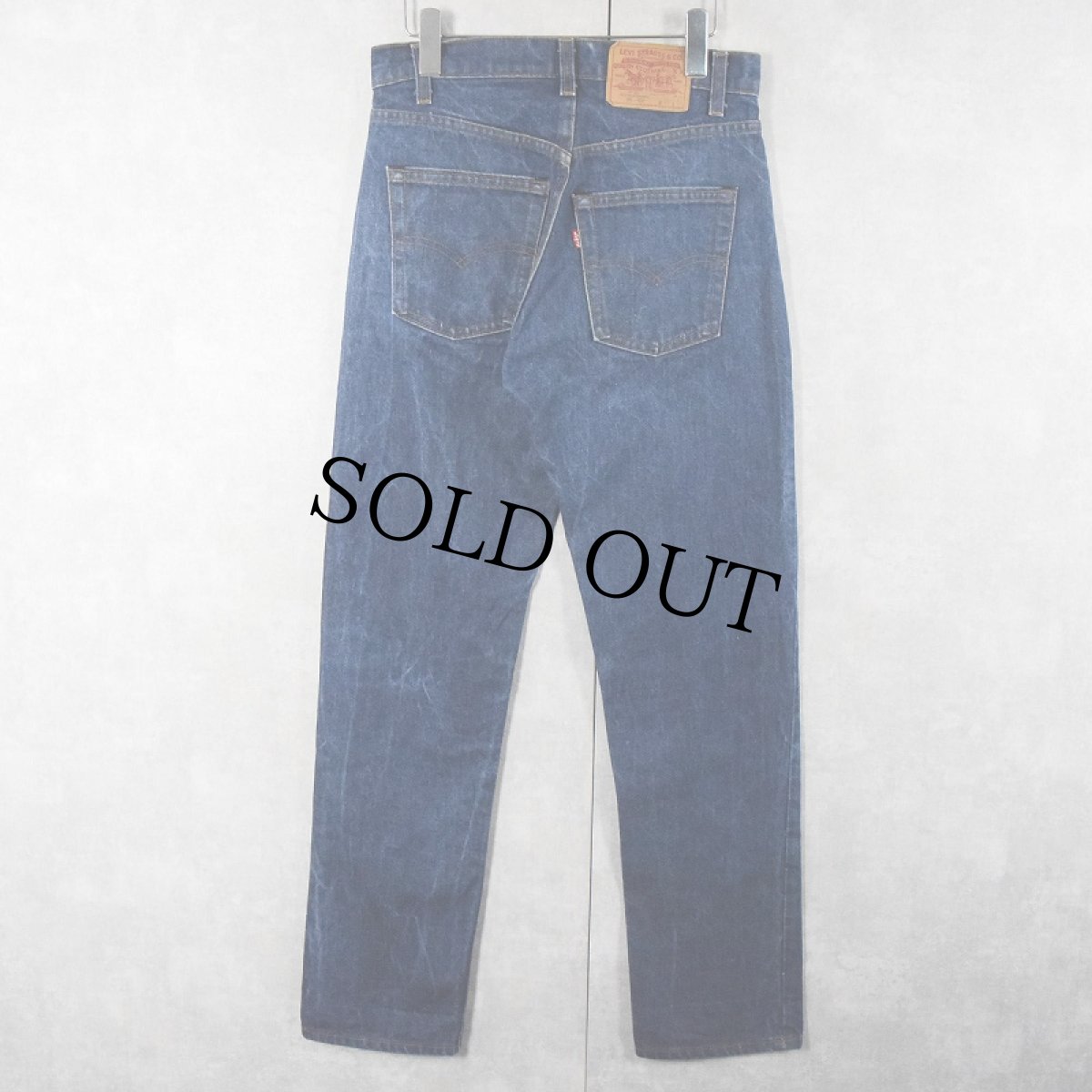 画像2: 80's Levi's 505 内股シングル デニムパンツ W29 (2)