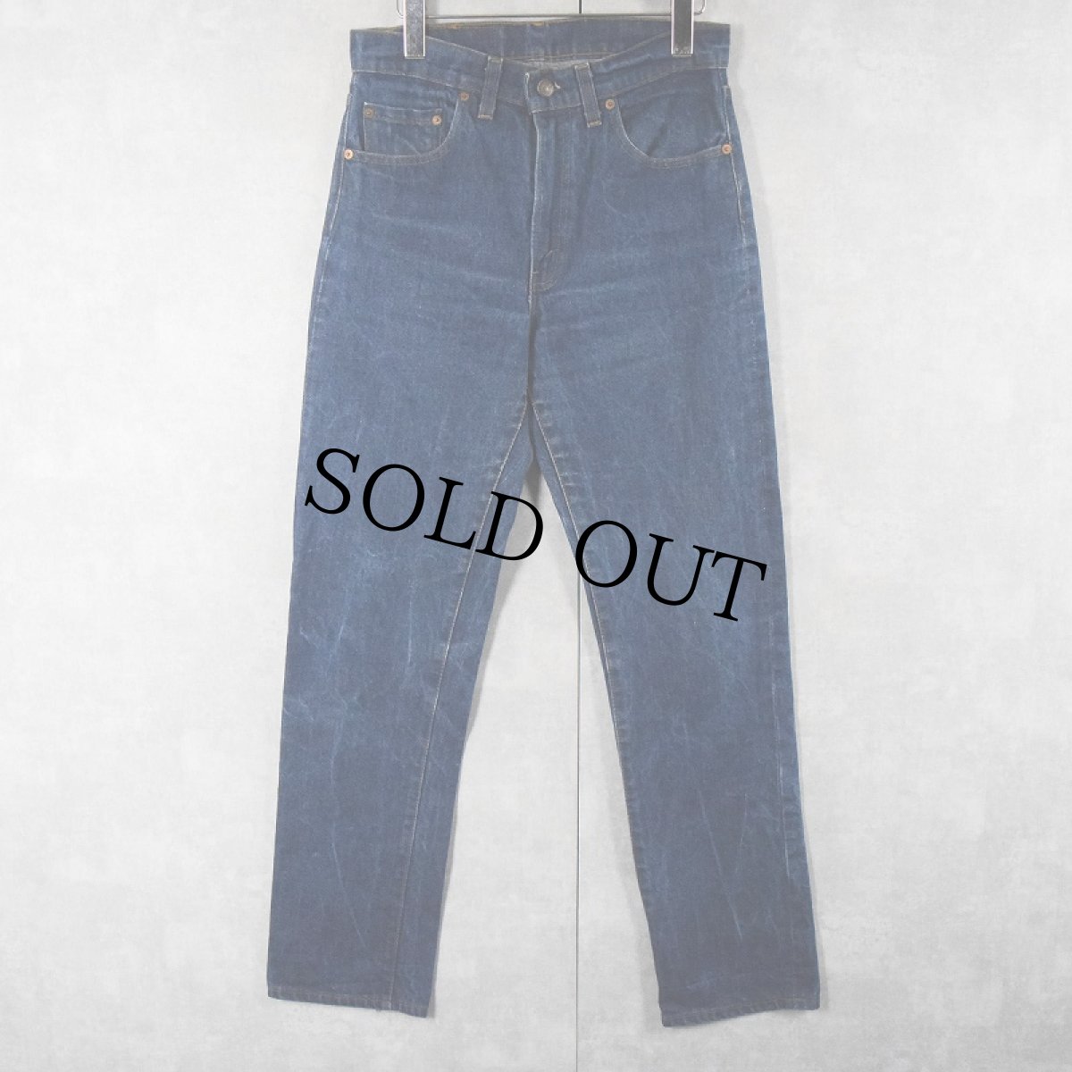 画像1: 80's Levi's 505 内股シングル デニムパンツ W29 (1)